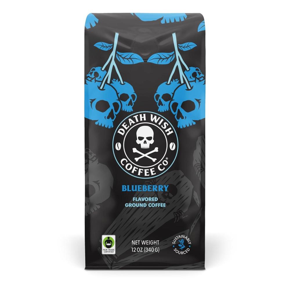 image:imageDeath Wish Coffee Organic and Fair Trade Light Roast Ground Coffee 16ozBlue and Buried