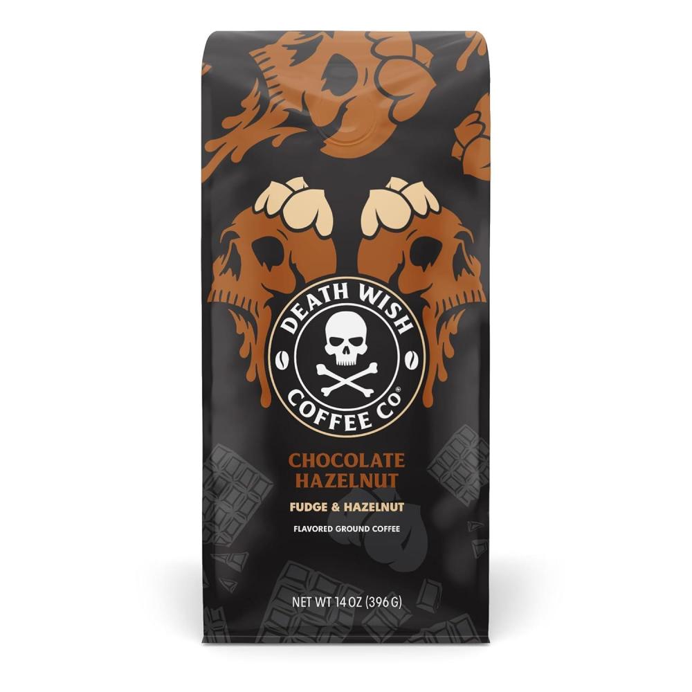 image:imageDeath Wish Coffee Organic and Fair Trade Light Roast Ground Coffee 16ozChocolate Hazelnut